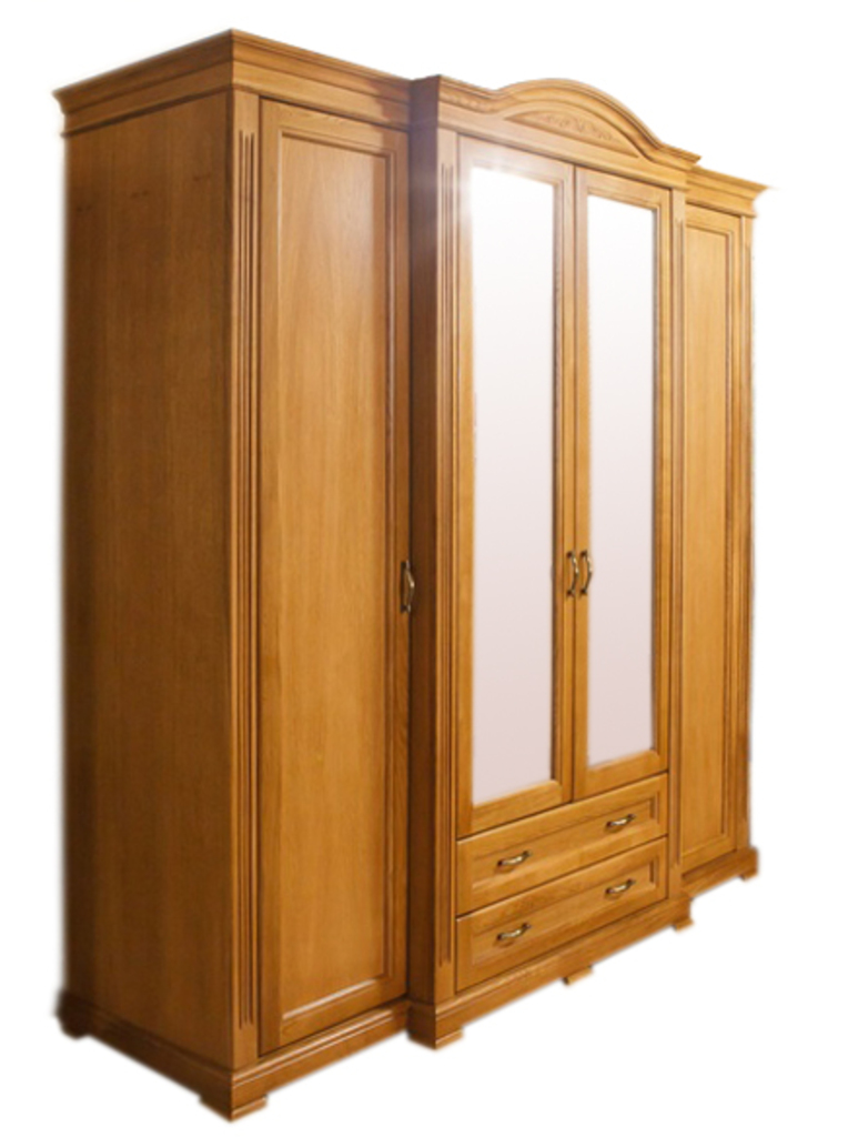 Roksolana_wardrobe_4_d_2 Фото дерев'яна 4-дверна шафа Роксолана - Елеонора Стиль ELS